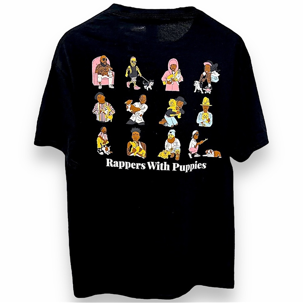 Rappers with Puppies Tee!  Dog Limited!